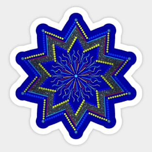 Electric Star Sticker